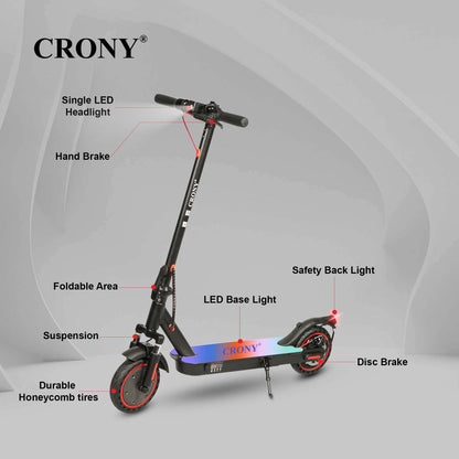 XM M365 Kick APP with 7 colors LED with APP Electric scooter, Top Speed 25kmh, 25km Range, 250W