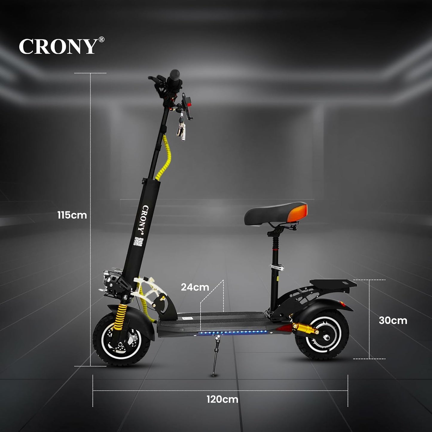 V10+ PRO 10 inch Wide tire Electric scooter, Top Speed 25kmh, 30km Range, 1500W