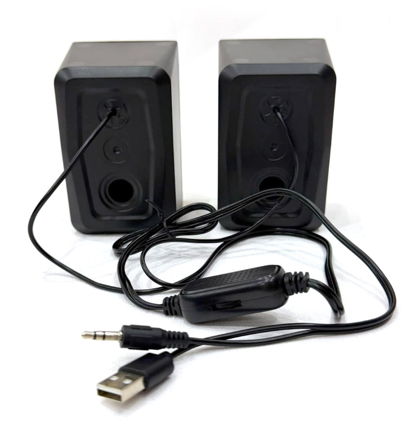FT-169 N-19 MINI 2.0 USB Desktop Speaker Dual Speaker RGB Lighting Multimedia Computer Speaker