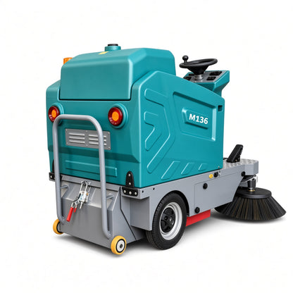 YX-1360A Electric Street Sweeper 1360mm Sweeping Width 8000㎡/h Efficiency 48V Drive Intelligent Control