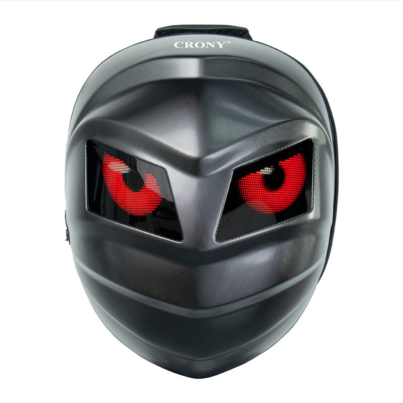 CRONY Iron Man Water transfer Crown LED Display Backpack