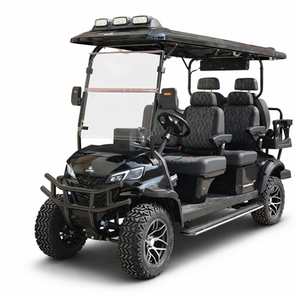 Megawheels Signature Lifted 6 Seater Off Road Golf Cart Front Facing 60 V With Mag Wheels & Warranty