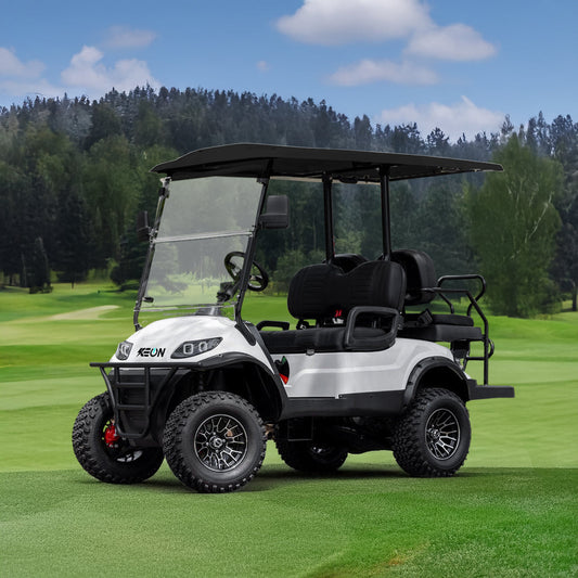 Keon Premium Lifted Electric Golf Cart Lithium Battery 4 Seater With Lifted Suspension and 3 Years Warranty