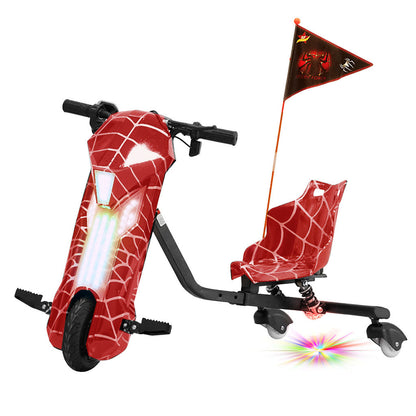 D02 8Inch V Type Ready To Ride Drift Electric Pedal Bike, Top Speed 18kmh, 10km Range, 250W