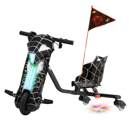D02 8Inch V Type Ready To Ride Drift Electric Pedal Bike, Top Speed 18kmh, 10km Range, 250W
