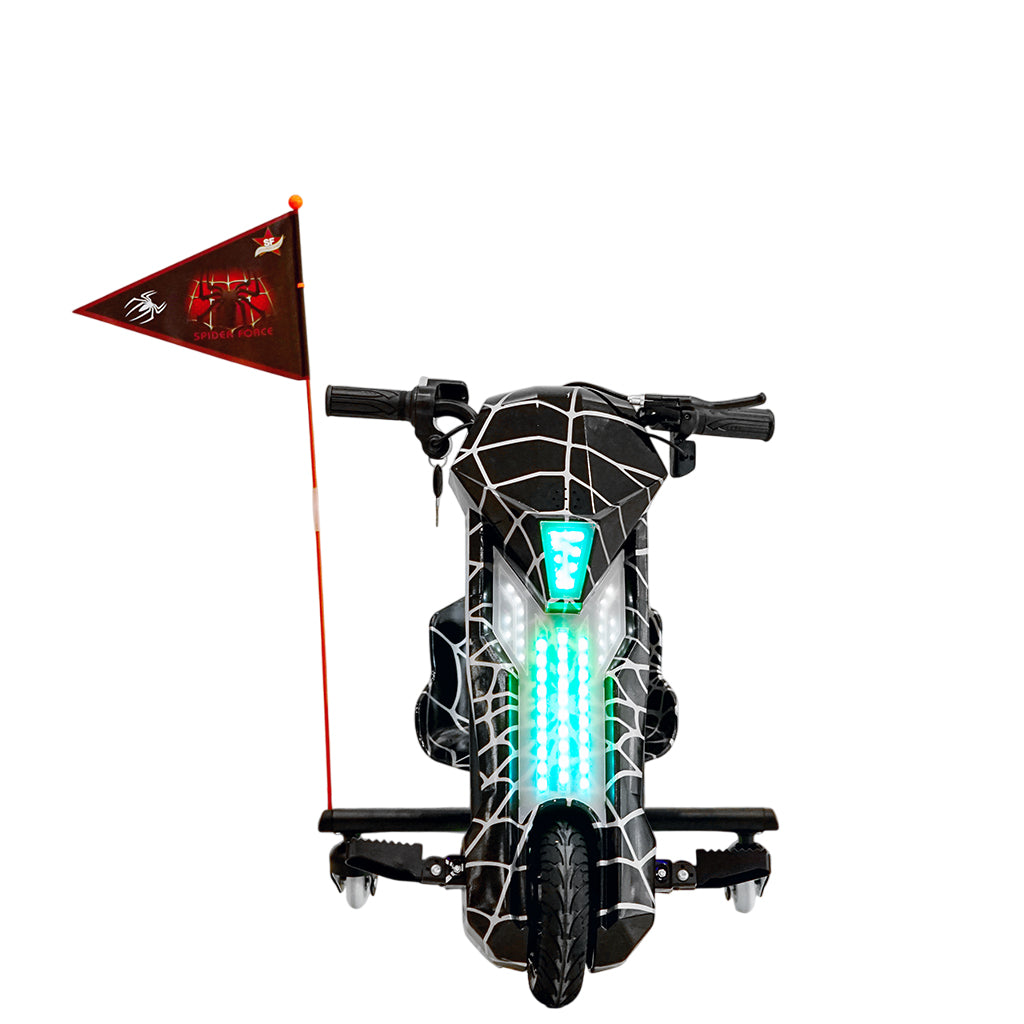 D02 8Inch V Type Ready To Ride Drift Electric Pedal Bike, Top Speed 18kmh, 10km Range, 250W