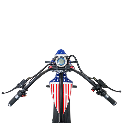 X1 Kick Harley-style motorcycle, Top Speed 25kmh, 25km Range, 1200W