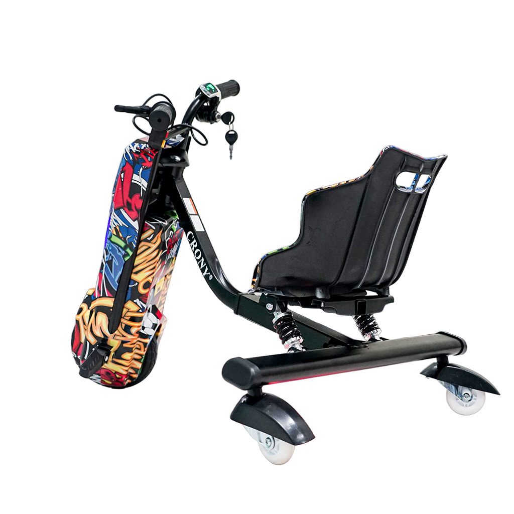 JL009 8 inch V-type drift Kids Electric Kick bike Top Speed 18kmh, 10km Range, 250W
