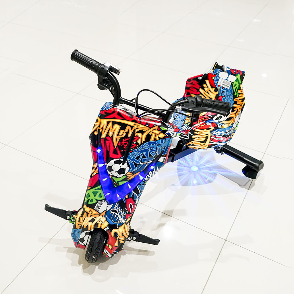 JL009 8 inch V-type drift Kids Electric Kick bike Top Speed 18kmh, 10km Range, 250W