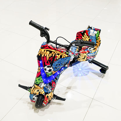 JL009 8 inch V-type drift Kids Electric Kick bike Top Speed 18kmh, 10km Range, 250W