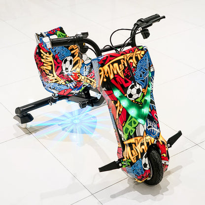 JL009 8 inch V-type drift Kids Electric Kick bike Top Speed 18kmh, 10km Range, 250W