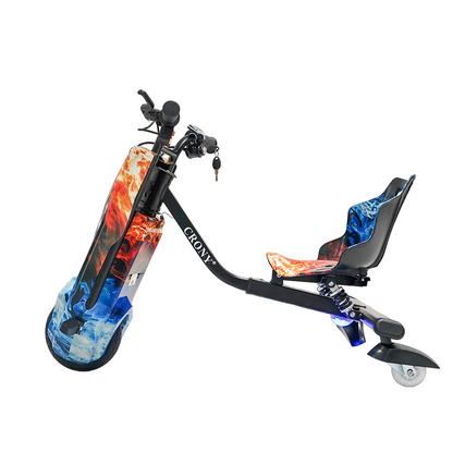 JL009 8 inch V-type drift Kids Electric Kick bike Top Speed 18kmh, 10km Range, 250W