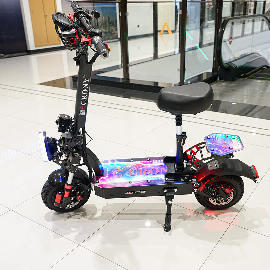 DK-11 LED 11 inch Wide tire Electric Kick Electric scooter, Top Speed 25kmh, 40km Range, 2800W X2
