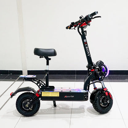 DK-11 LED 11 inch Wide tire Electric Kick Electric scooter, Top Speed 25kmh, 40km Range, 2800W X2