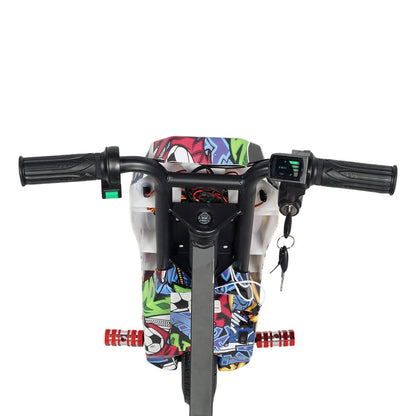 JL009-8-01 6.5 inchCalf Elephant Drift Electric Pedal Bike, Top Speed 15kmh, 10km Range, 180W