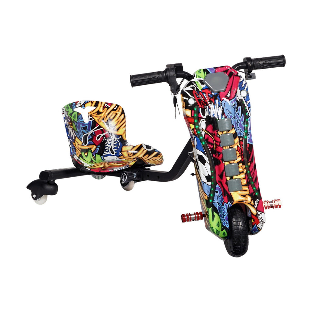 CRONY JL009-8-01 6.5 inchCalf Elephant Drift Electric Pedal Bike, Top Speed 15kmh, 10km Range, 180W