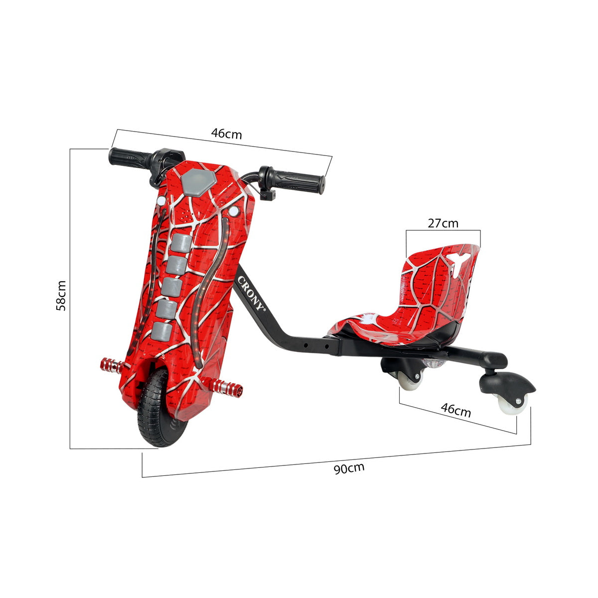 JL009-8-01 6.5 inchCalf Elephant Drift Electric Pedal Bike, Top Speed 15kmh, 10km Range, 180W