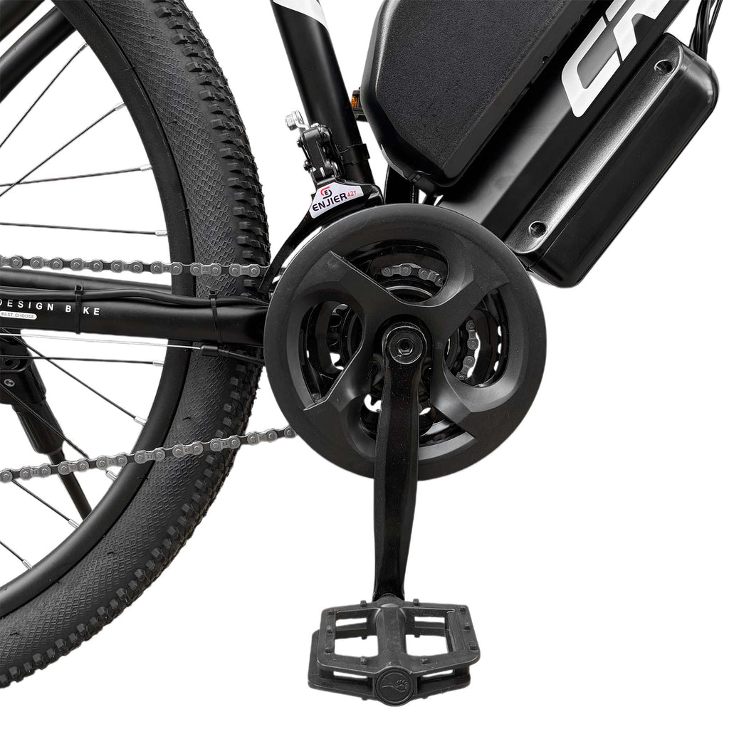 CRONY FA26-1 26 Inch Electric City Bike Electric City Bikes Electric Pedal Bike, Top Speed 25kmh, 30km Range, 350W