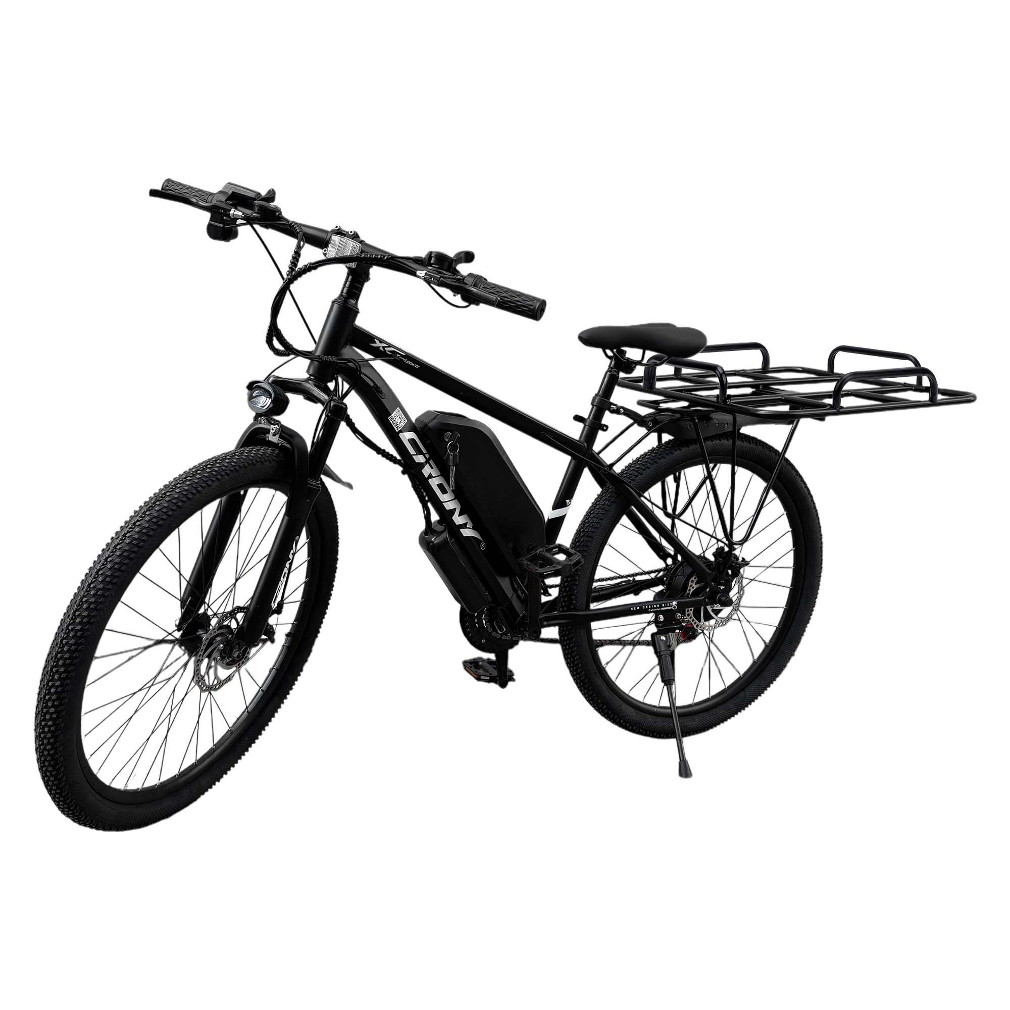CRONY FA26-1 26 Inch Electric City Bike Electric City Bikes Electric Pedal Bike, Top Speed 25kmh, 30km Range, 350W