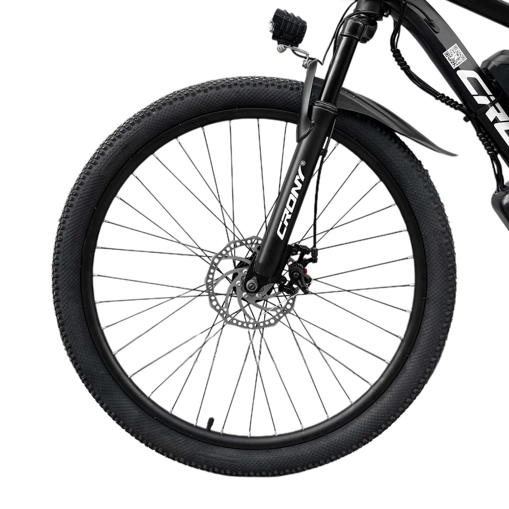 CRONY FA26-1 26 Inch Electric City Bike Electric City Bikes Electric Pedal Bike, Top Speed 25kmh, 30km Range, 350W