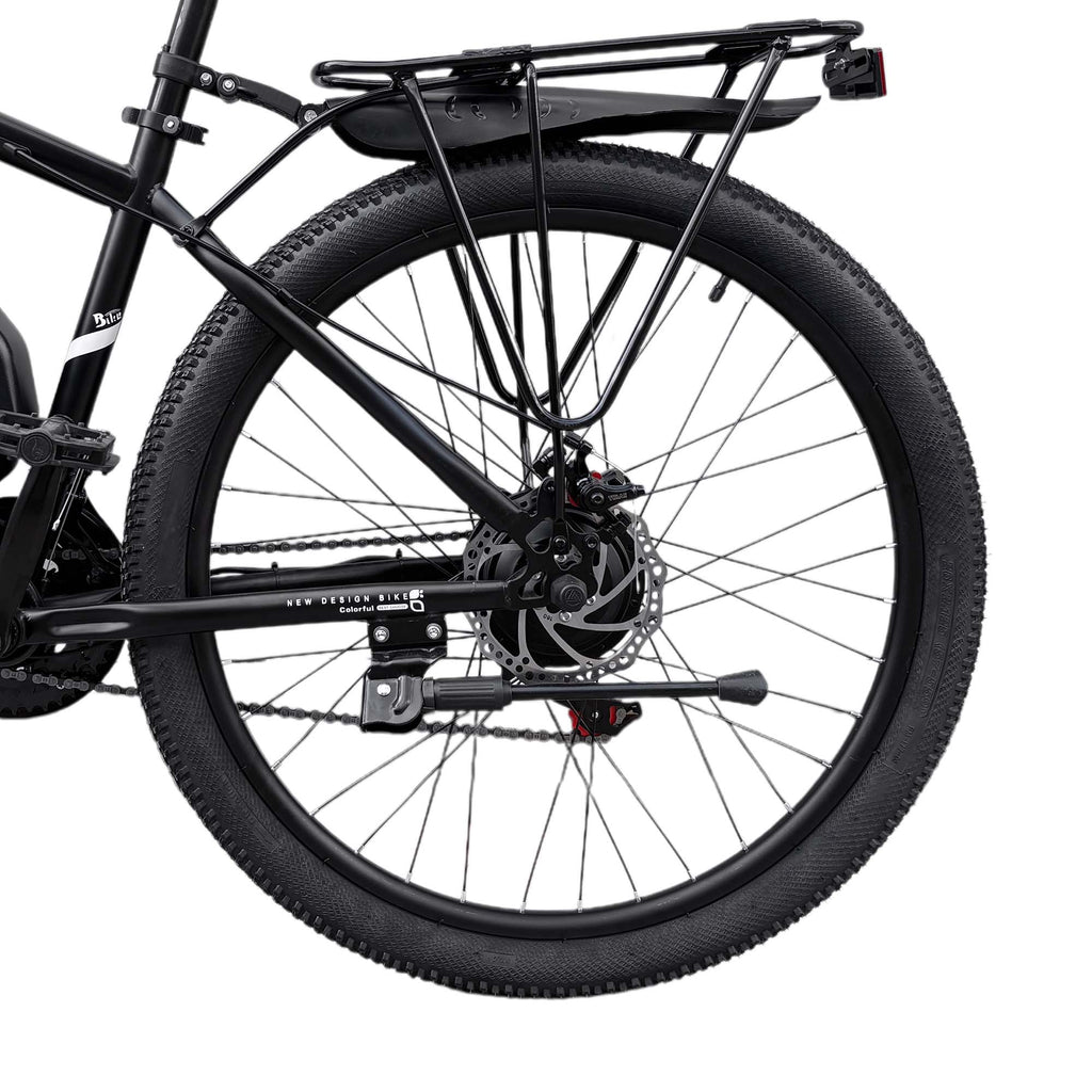CRONY FA26-1 26 Inch Electric City Bike Electric City Bikes Electric Pedal Bike, Top Speed 25kmh, 30km Range, 350W