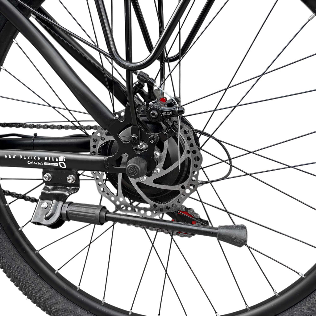 CRONY FA26-1 26 Inch Electric City Bike Electric City Bikes Electric Pedal Bike, Top Speed 25kmh, 30km Range, 350W