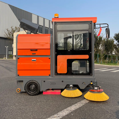 YX-21A Electric Street Sweeper 2100mm Sweeping Width 9000-16000㎡/h Efficiency 48V Drive Intelligent Control