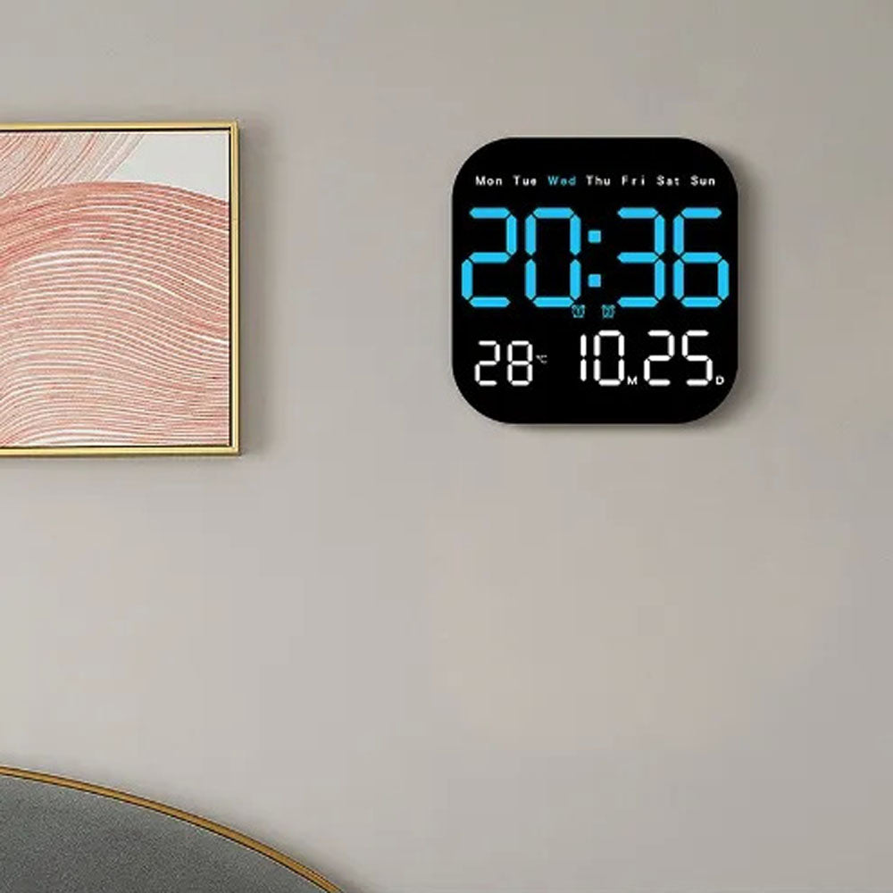 CRONY 6650 Electronic Clock Multi-functional LED Electronic Wall Table Clock Hanging and Standing Dual-purpose Clock
