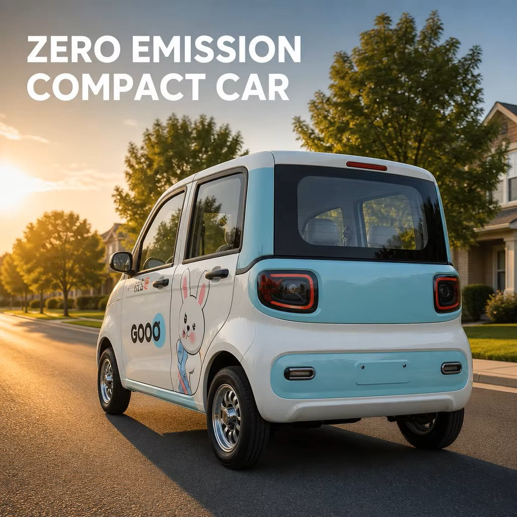 X6 4-Door 4-Seater Electric Mini Car 48V/60V 1000W Motor 80-100km Range for Community Travel