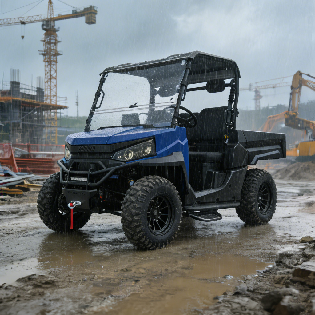 ZT-U E1 PREMIUM Electric UTV Off Road Vehicle 10KW Motor 4WD Switch 73.6V150Ah Battery Electric Lift Cargo Bed EPS Steering 2-3 Seat Utility Vehicle