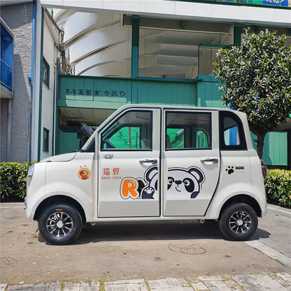 C4 4-Door 4-Seater Electric Mini Car 48V/60V 1000W Motor Separate Seats for Community Travel