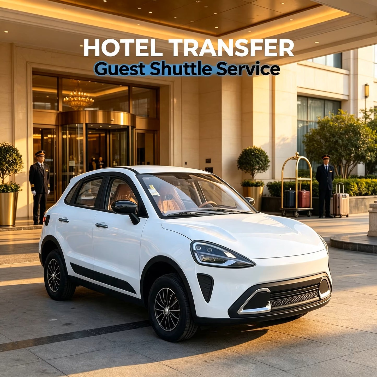Xiaomi Su7 Electric Mini Car 60V 3500W AC Motor 5-Seater 4-Door Disc Brakes for Short-Distance Travel