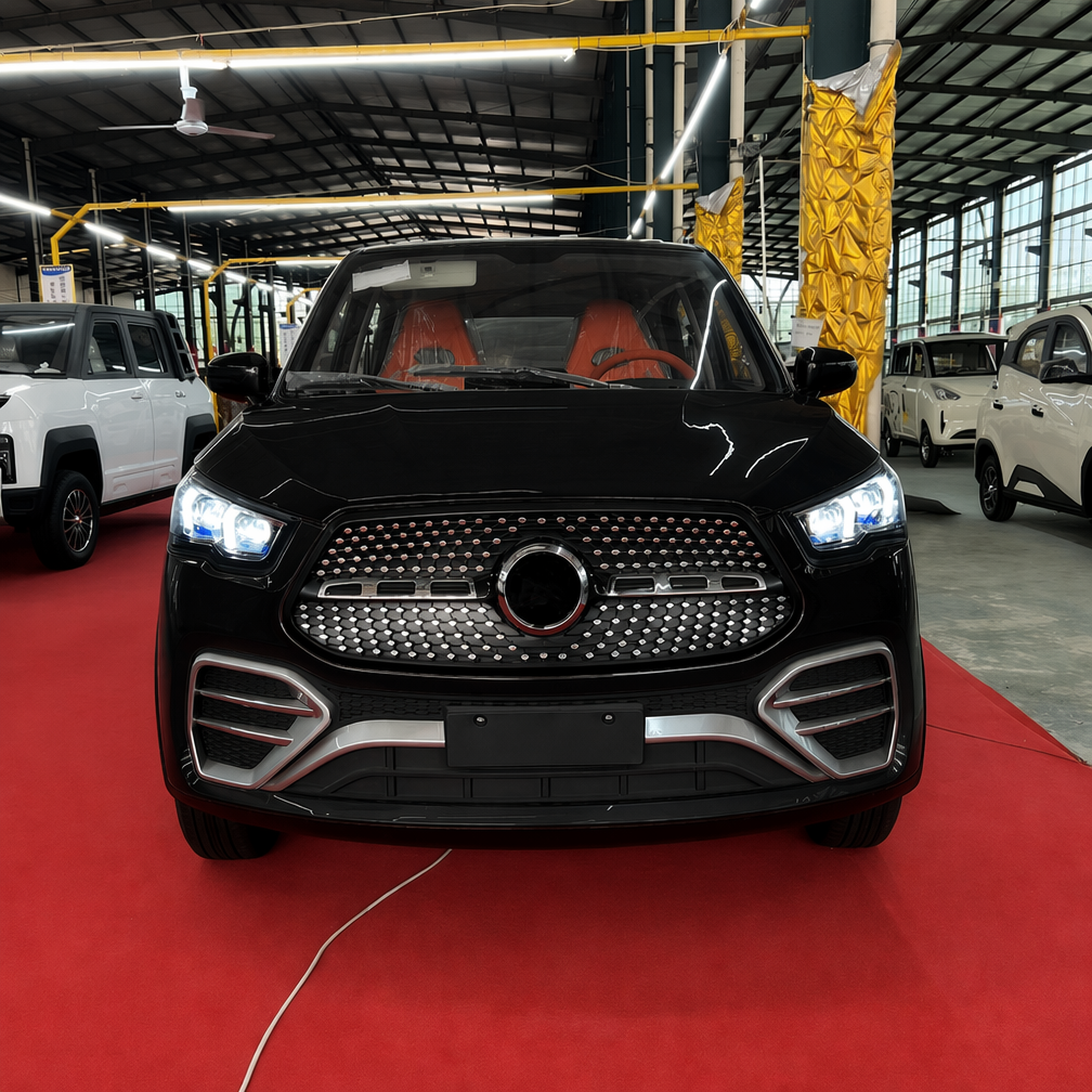 Benchi 5-Seater Electric Car 3500W AC Motor 60V/72V 4-Wheel Disc Brake Assist Reverse Camera