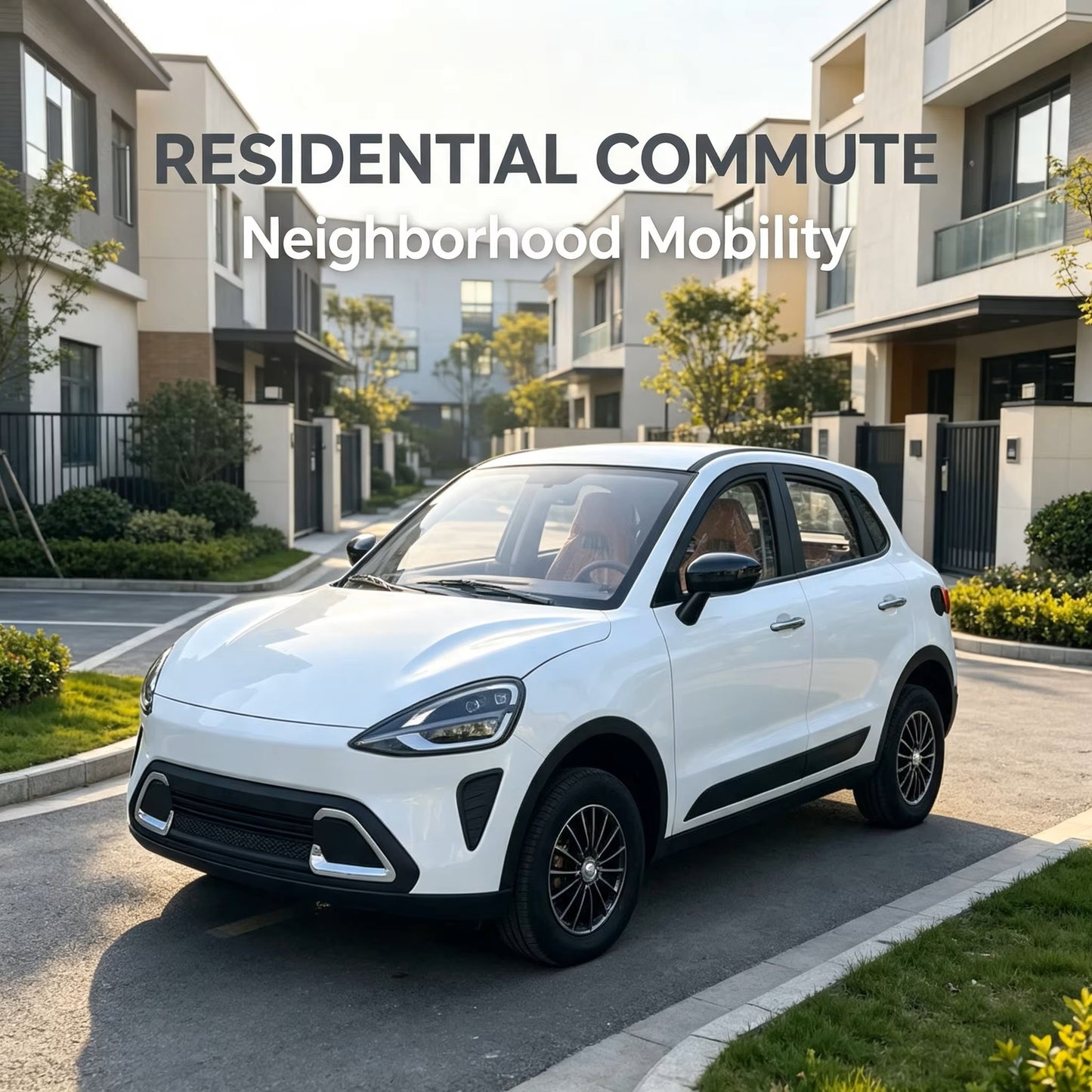 Xiaomi Su7 Electric Mini Car 60V 3500W AC Motor 5-Seater 4-Door Disc Brakes for Short-Distance Travel