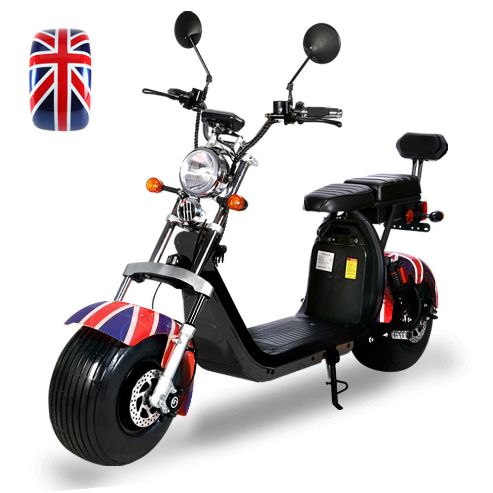 CRONY G-029 Electric City Bike Electric Pedal Bike, Top Speed 25kmh, 55km Range, 3000W Dual Battery