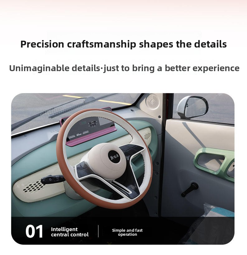 T9 4-Door 4-Seater Electric Car Nanpu Silent 1000W 60V 60Ah Disc Brake Reverse Camera Sunroof