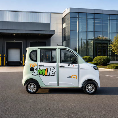Yunduo 4-Door 4-Seater Electric Mini Car 48V/60V 1000W Motor 80-100km Range for Community Trav