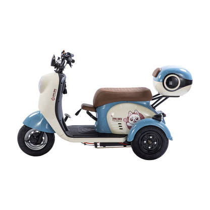 X3A Electric tricycle Electric City Bicycle, Max Speed 25km/h, 600W, 48V20Ah Battery