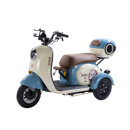 X3A Electric tricycle Electric City Bicycle, Max Speed 25km/h, 600W, 48V20Ah Battery