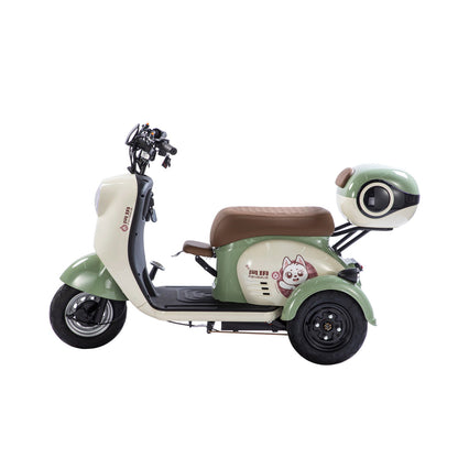 X3A Electric tricycle Electric City Bicycle, Max Speed 25km/h, 600W, 48V20Ah Battery