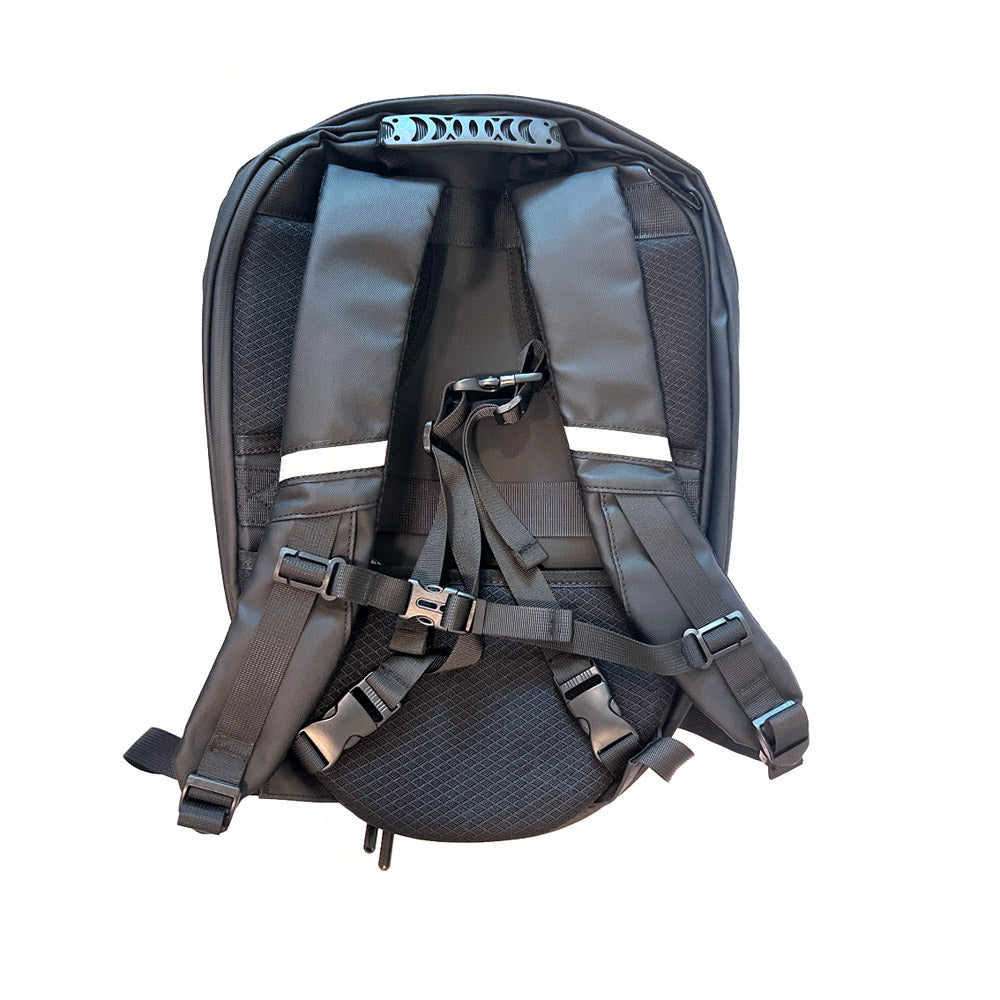 CRONY Iron Man Carbon fiber LED Display Backpack Upgrade bike Bag