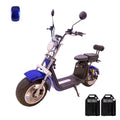 CRONY G-029 Electric City Bike Electric Pedal Bike, Top Speed 25kmh, 55km Range, 3000W Dual Battery