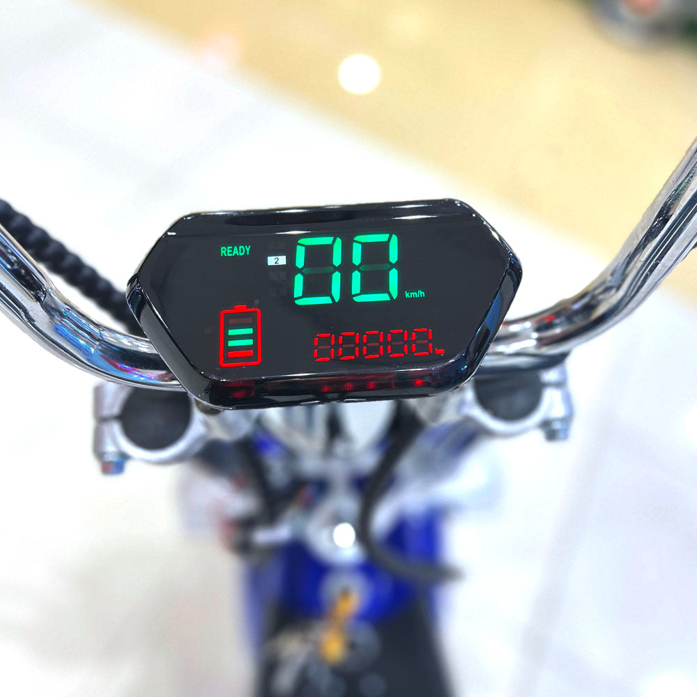 CRONY G-029 Electric City Bike Electric Pedal Bike, Top Speed 25kmh, 55km Range, 3000W Dual Battery