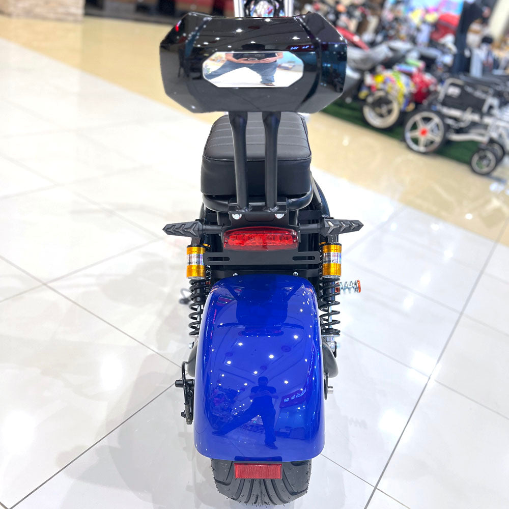 CRONY G-029 Electric City Bike Electric Pedal Bike, Top Speed 25kmh, 55km Range, 3000W Dual Battery