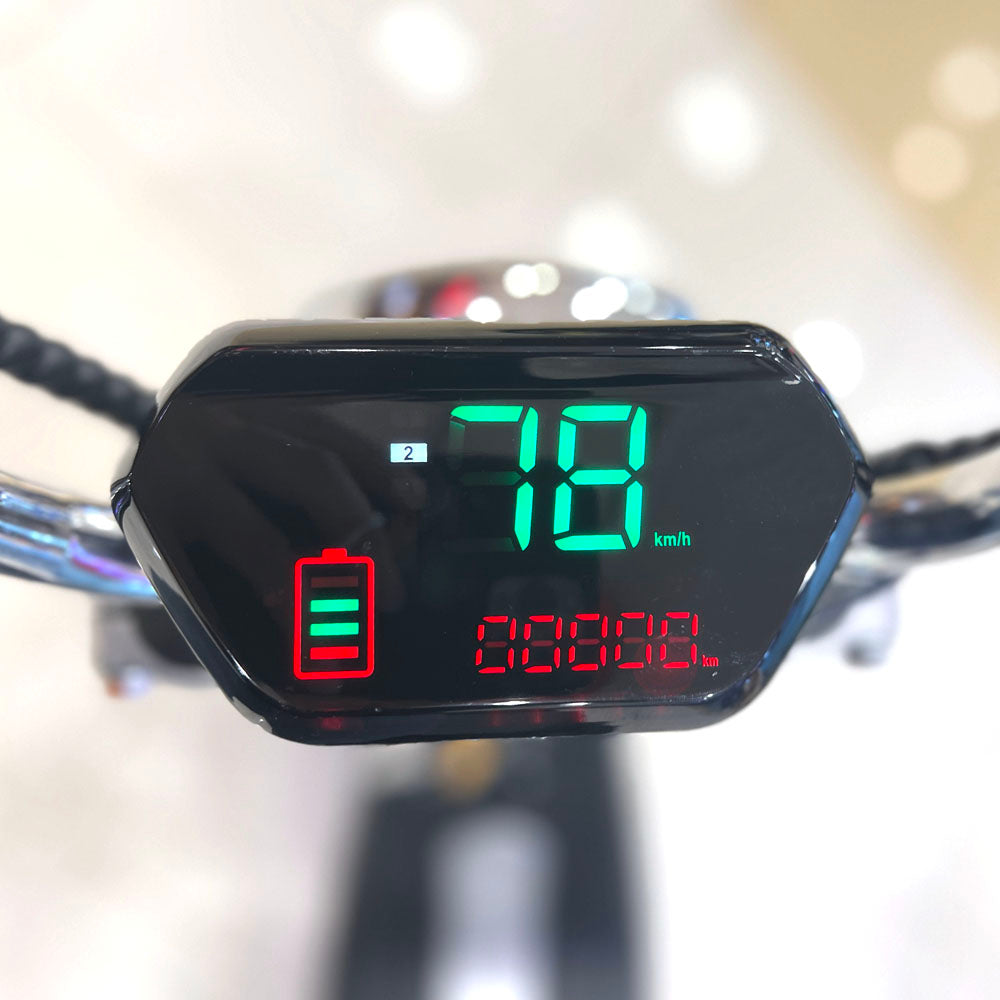 CRONY G-029 Electric City Bike Electric Pedal Bike, Top Speed 25kmh, 55km Range, 3000W Dual Battery