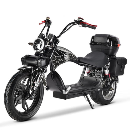 X1  Adult  with 4 Rear Luggage Boxes for Delivery Commute Harley-style motorcycle