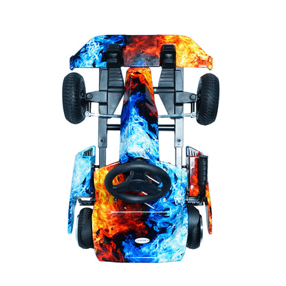 JL001-04 Go Kart II Kids Electric Kick Electric Pedal Bike, Top Speed 20kmh, 10km Range, 250W Electric go-kart