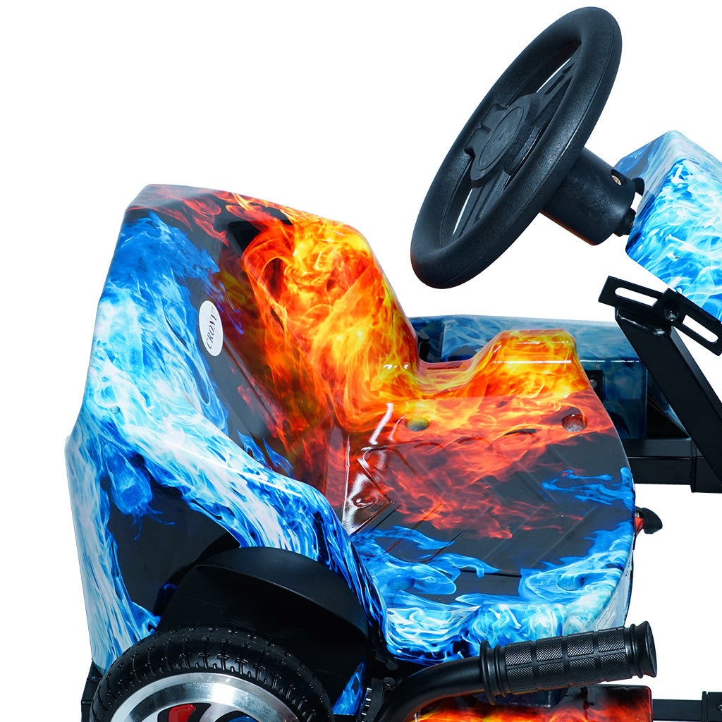 JL001-04 Go Kart II Kids Electric Kick Electric Pedal Bike, Top Speed 20kmh, 10km Range, 250W Electric go-kart