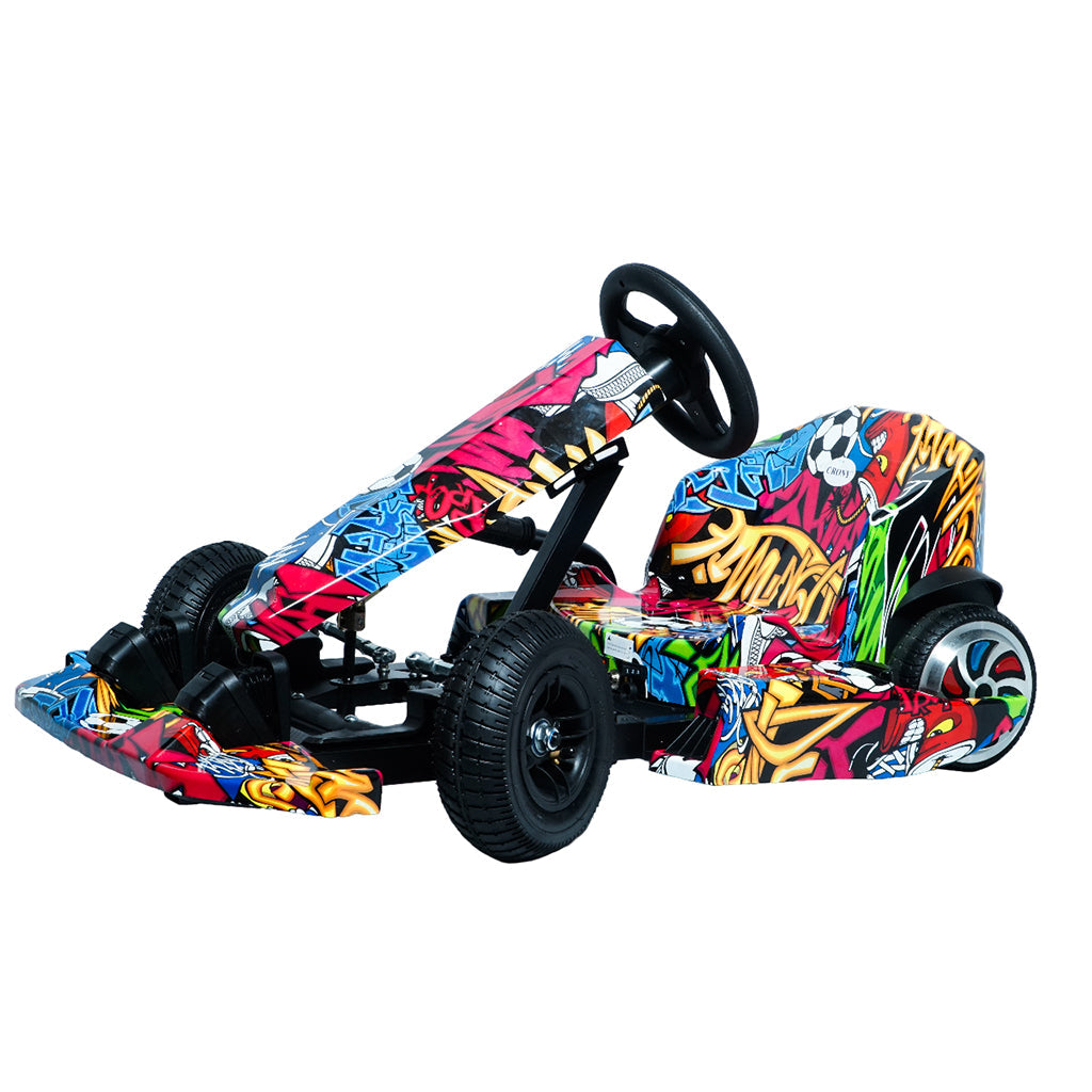 JL001-04 Go Kart II Kids Electric Kick Electric Pedal Bike, Top Speed 20kmh, 10km Range, 250W Electric go-kart