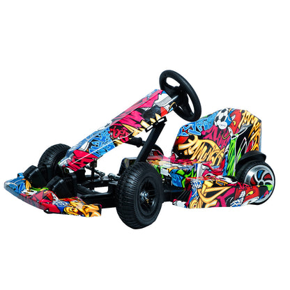 JL001-04 Go Kart II Kids Electric Kick Electric Pedal Bike, Top Speed 20kmh, 10km Range, 250W Electric go-kart